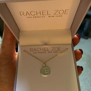 E initial necklace , never worn